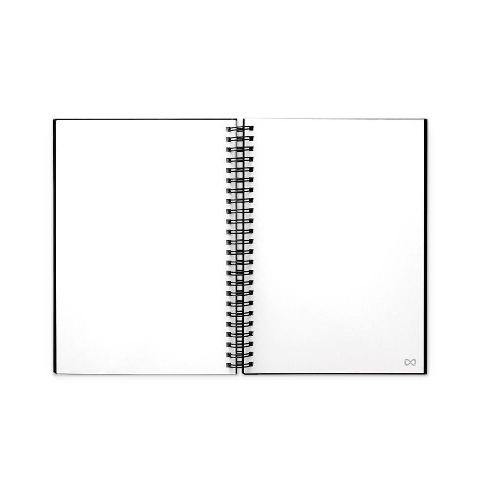 STARTER KIT INFINITE PLANNER A5. Il set include un "Infinity Diary", un kit di pulizia, un pennarello e un porta pennarello