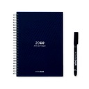 STARTER KIT INFINITE PLANNER A5. Il set include un "Infinity Diary", un kit di pulizia, un pennarello e un porta pennarello