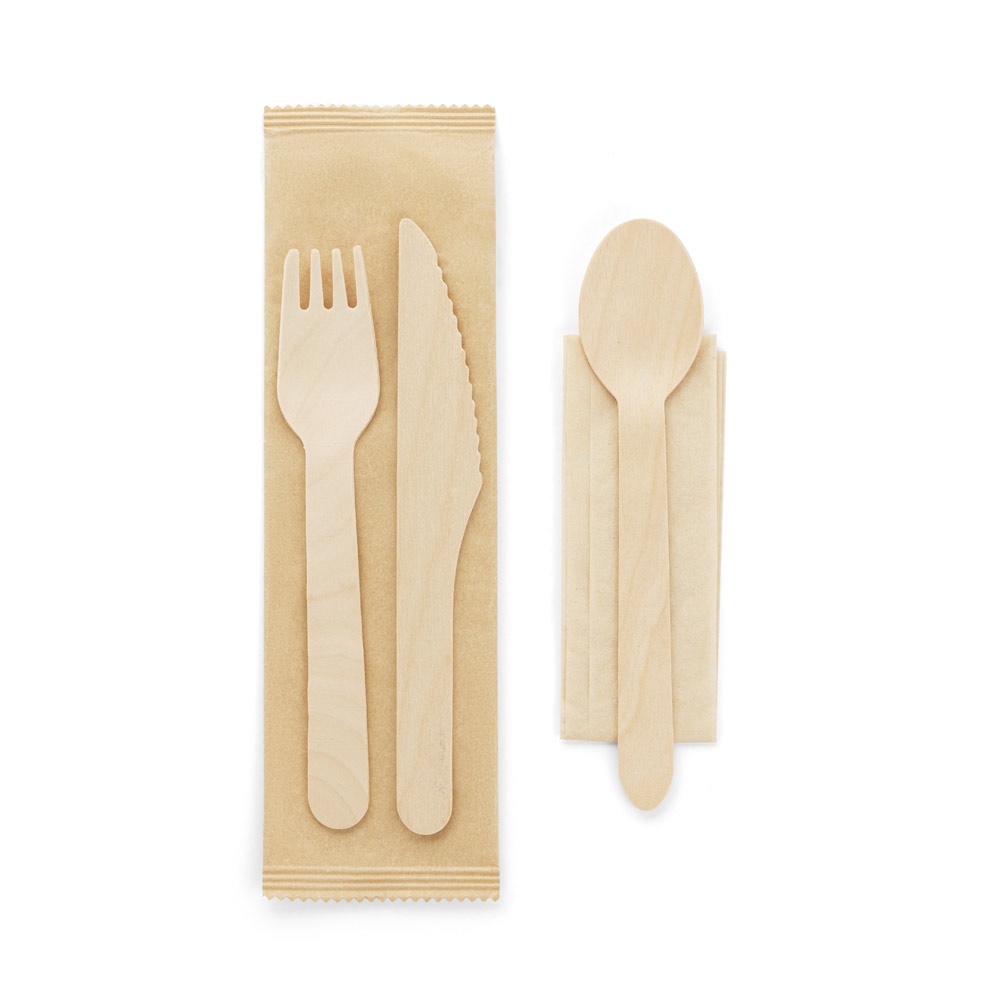 SUYA. Set di posate in legno