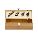 SYRAH. Set da vino in bambù, ABS e acciaio inox