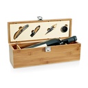 SYRAH. Set da vino in bambù, ABS e acciaio inox