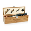 SYRAH. Set da vino in bambù, ABS e acciaio inox
