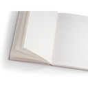 TEAPAD RIGID. Block notes A5 con copertina rigida fabbricata tramite gli scarti delle foglie di tè (65%)