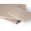 TEAPAD RIGID. Block notes A5 con copertina rigida fabbricata tramite gli scarti delle foglie di tè (65%)