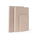 TEAPAD SEMI-RIGID. Block notes A5 con copertina flessibile fabbricata tramite gli scarti della foglie di té (65%)