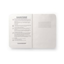 TEAPAD SEMI-RIGID. Block notes A5 con copertina flessibile fabbricata tramite gli scarti della foglie di té (65%)
