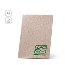 TEAPAD SEMI-RIGID. Block notes A5 con copertina flessibile fabbricata tramite gli scarti della foglie di té (65%)