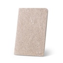 TEAPAD SOFT. Block notes A6 con copertina flessibile fabbricata tramite gli scarti delle foglie di té (65%)