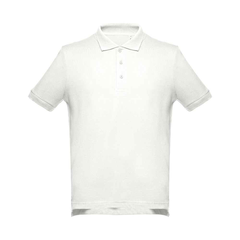 THC ADAM II. Polo da uomo in cotone a maniche corte