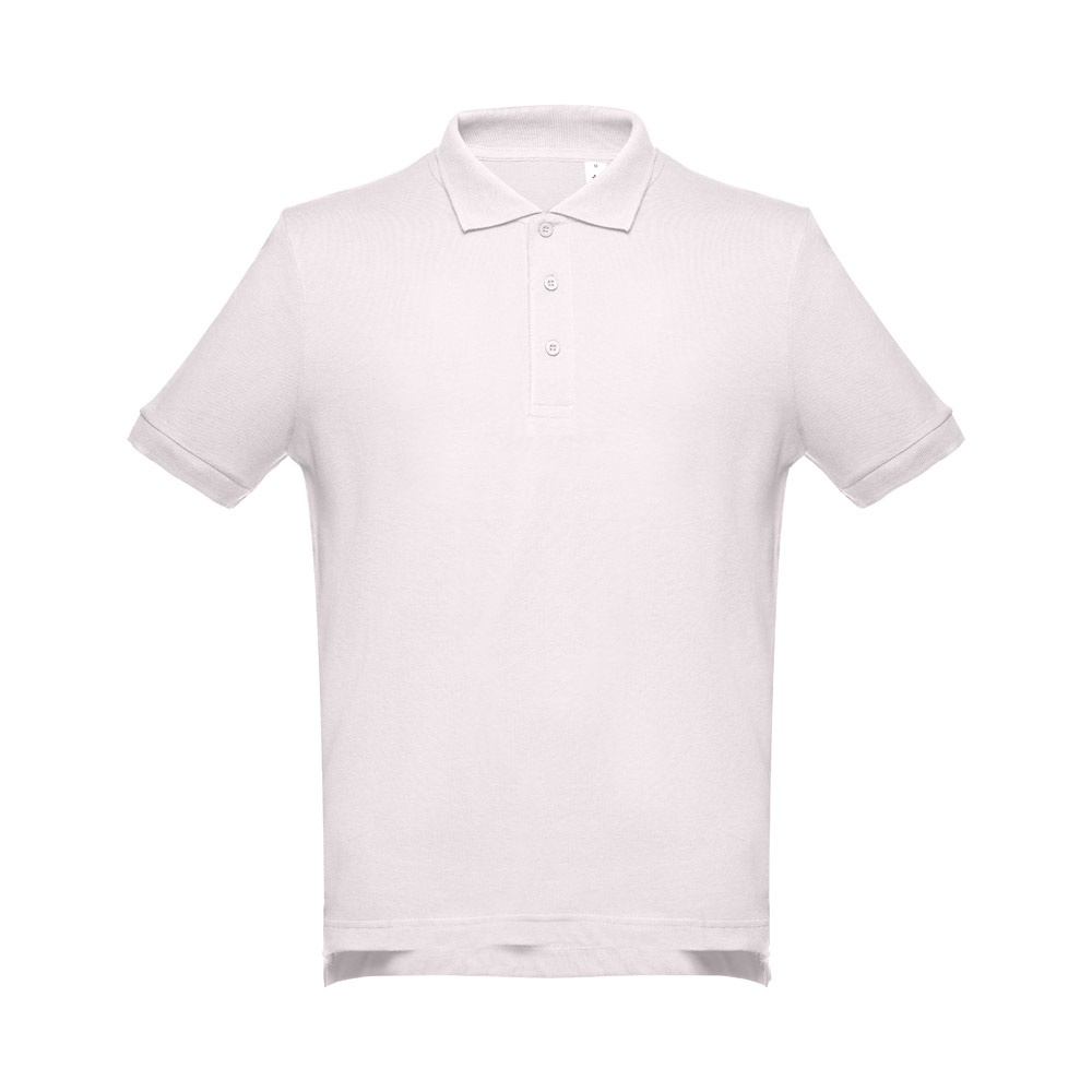 THC ADAM II. Polo da uomo in cotone a maniche corte