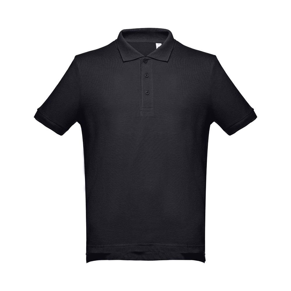THC ADAM II. Polo da uomo in cotone a maniche corte