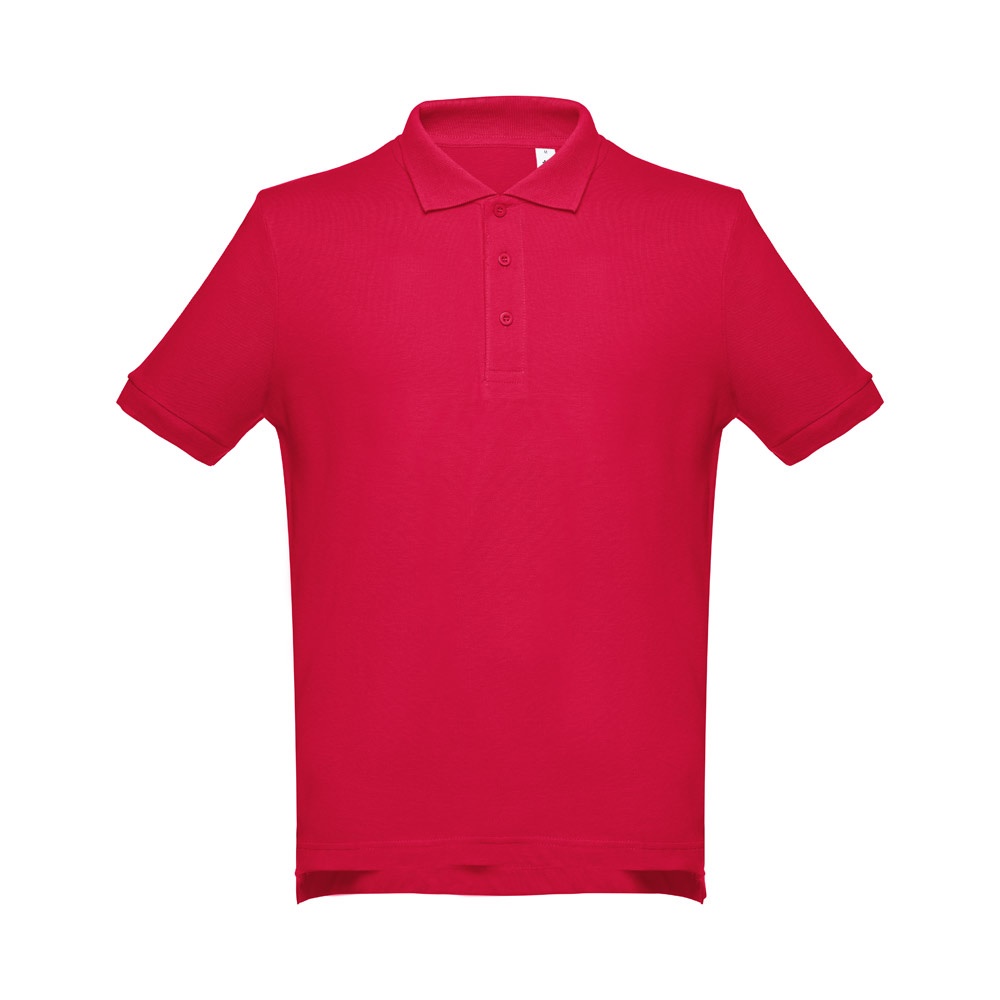 THC ADAM. Polo da uomo in cotone a maniche corte