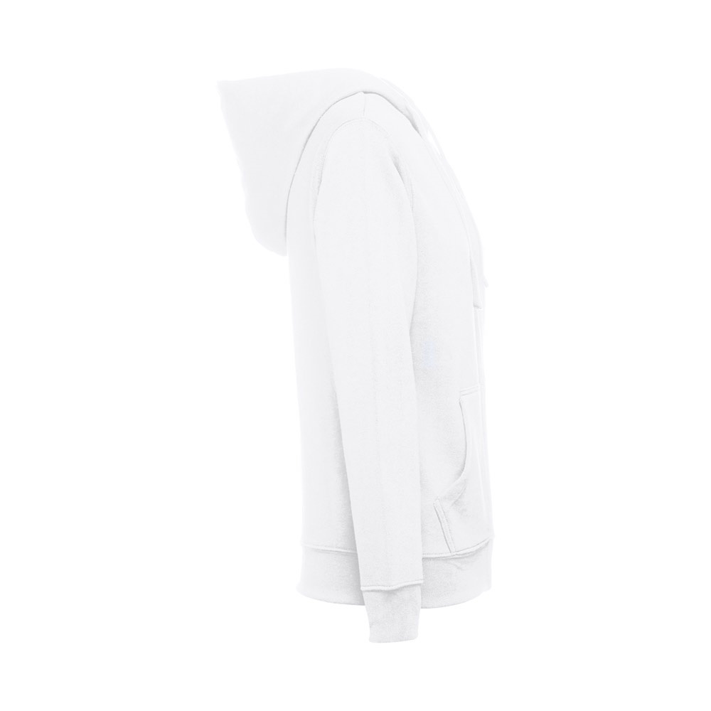 THC AMSTERDAM WOMEN WH. Felpa da donna con cappuccio e zip
