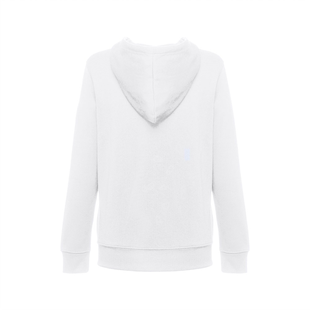 THC AMSTERDAM WOMEN WH. Felpa da donna con cappuccio e zip