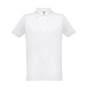 THC BERLIN WH. Polo da uomo a maniche corte. colore bianco