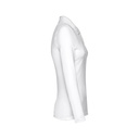 THC BERN WOMEN WH. Polo da donna a manica lunga in cotone cardato
