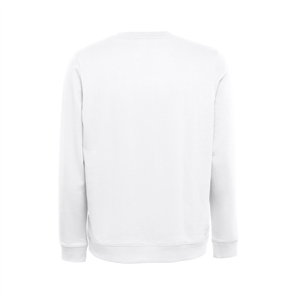 THC COLOMBO WH. Felpa (unisex) in spugna italiana non garzata. colore bianco