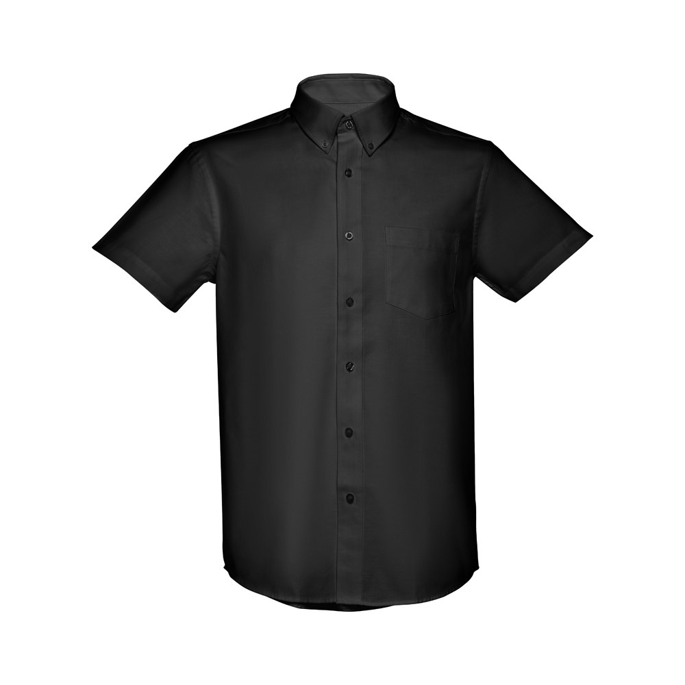THC LONDON. Camicia oxford da uomo a maniche corte