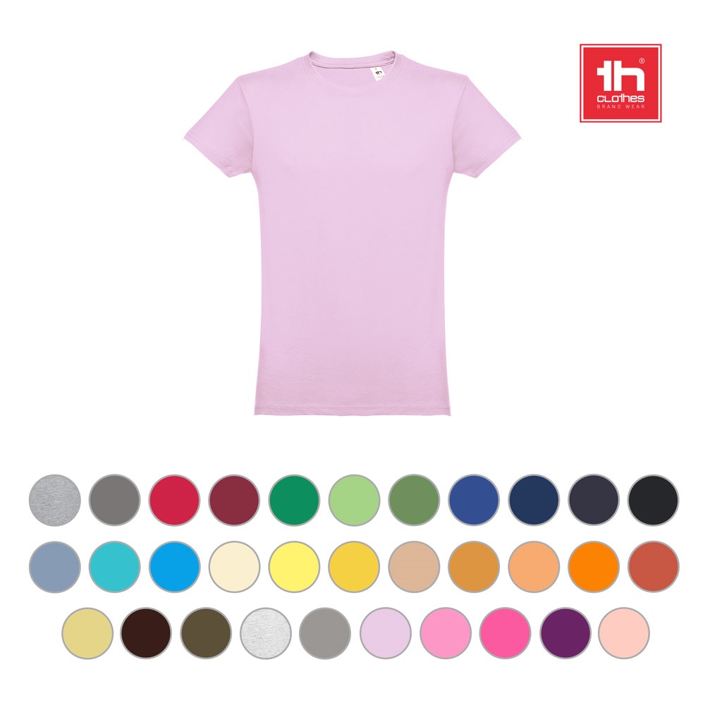 THC LUANDA. T-shirt da uomo in formato tubolare di cotone
