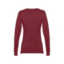 THC MILAN WOMEN. Pullover da donna con scollo a V in cotone e poliammide