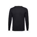 THC MILAN. Pullover da uomo con scollo a V in cotone e poliammide