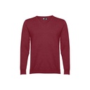 THC MILAN. Pullover da uomo con scollo a V in cotone e poliammide