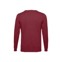 THC MILAN. Pullover da uomo con scollo a V in cotone e poliammide