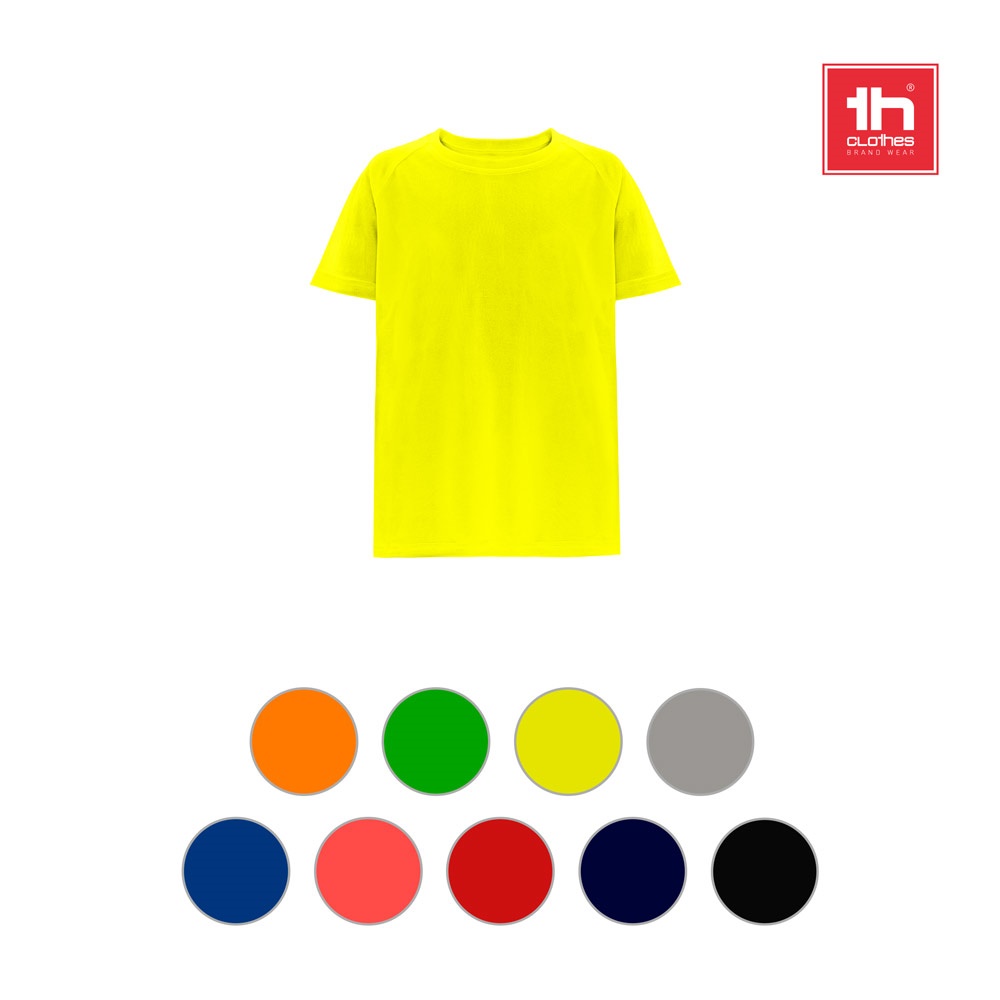 THC MOVE KIDS. T-shirt tecnica da bambino a maniche corte in poliestere