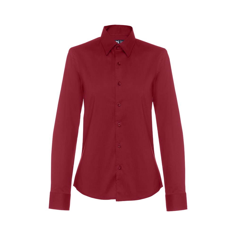 THC PARIS WOMEN. Camicia in popeline a maniche lunghe da donna