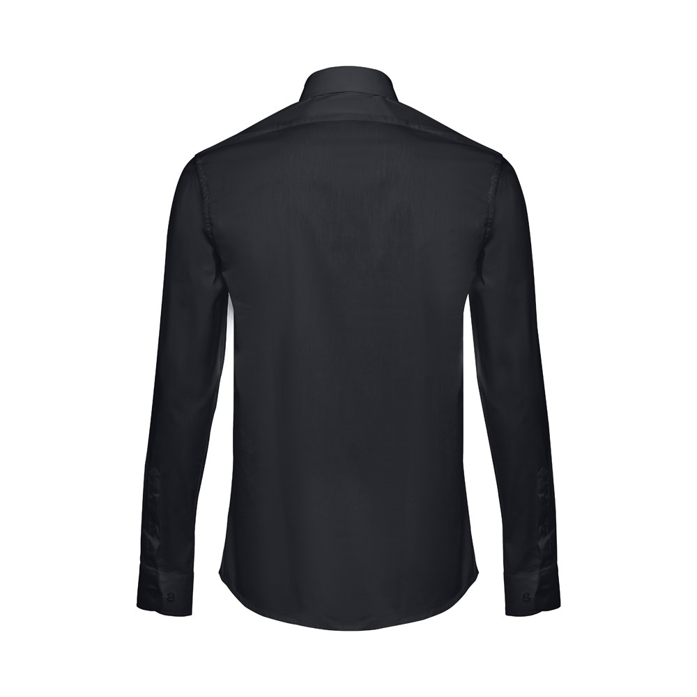 THC PARIS. Camicia da uomo in popeline a maniche lunghe