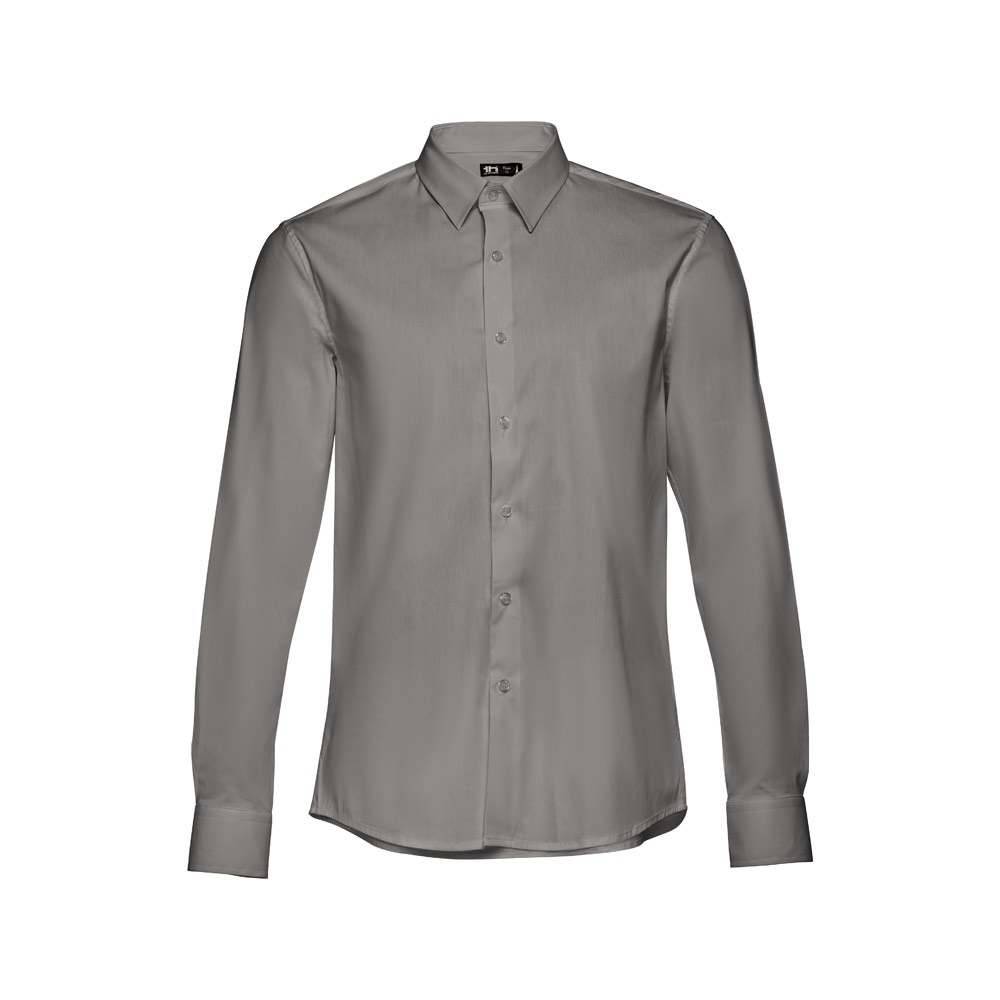 THC PARIS. Camicia da uomo in popeline a maniche lunghe