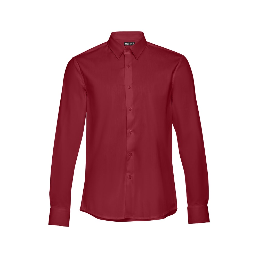 THC PARIS. Camicia da uomo in popeline a maniche lunghe