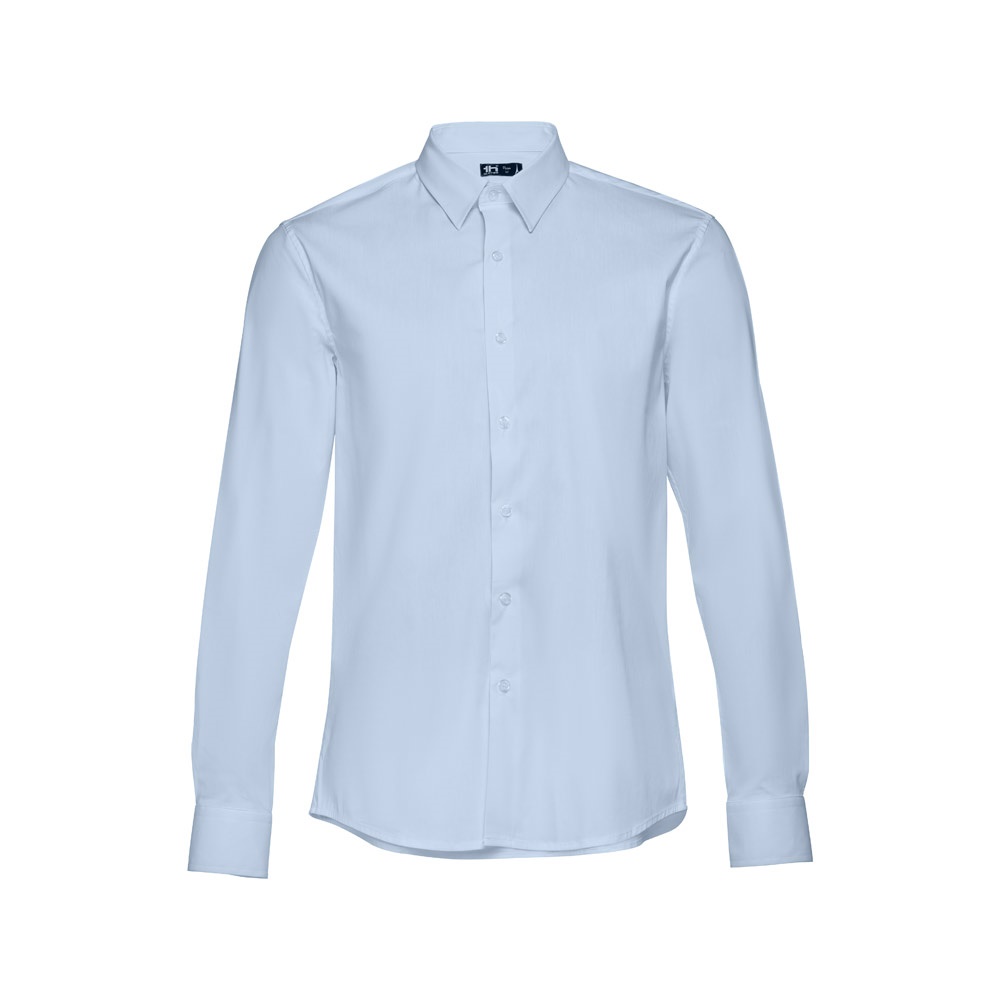 THC PARIS. Camicia da uomo in popeline a maniche lunghe
