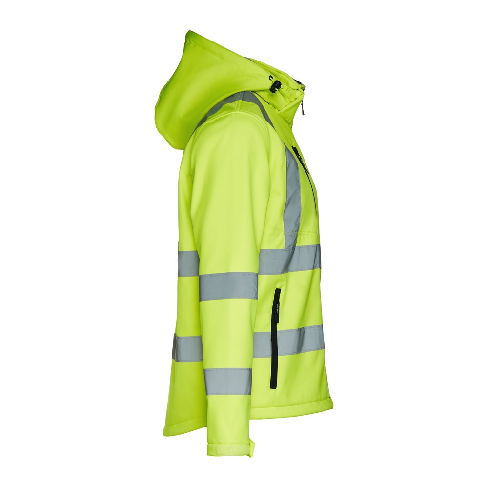 THC ZAGREB WORK. Giacca softshell alta visibilità (unisex)