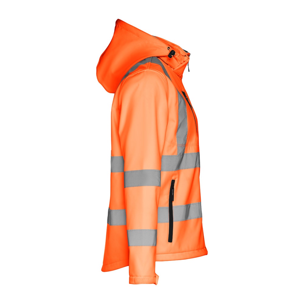 THC ZAGREB WORK. Giacca softshell alta visibilità (unisex)