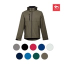 THC ZAGREB. Giacca softshell da uomo in poliestere ed elastan