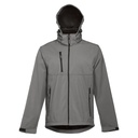 THC ZAGREB. Giacca softshell da uomo in poliestere ed elastan