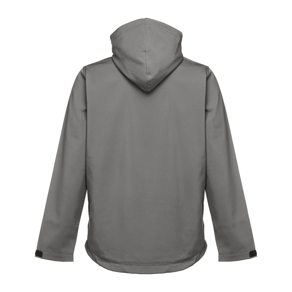 THC ZAGREB. Giacca softshell da uomo in poliestere ed elastan
