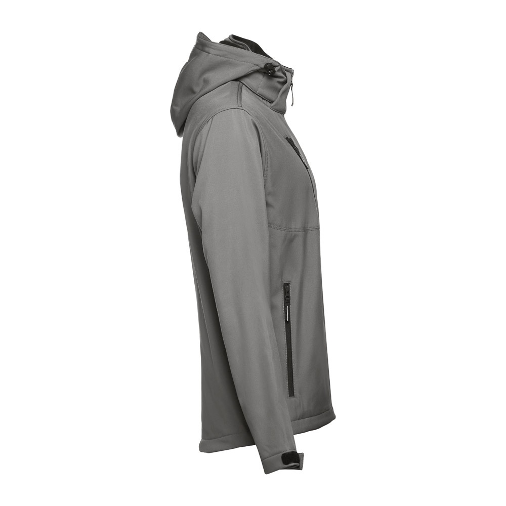 THC ZAGREB. Giacca softshell da uomo in poliestere ed elastan