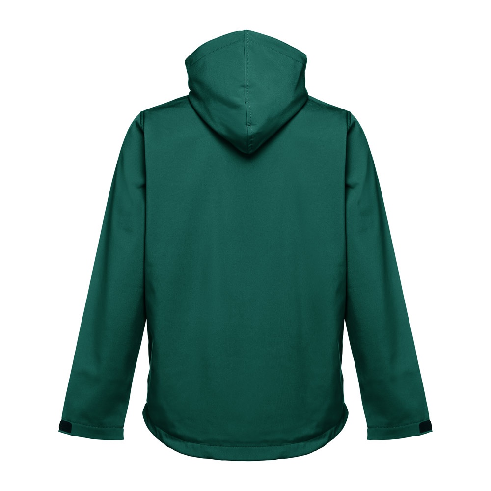 THC ZAGREB. Giacca softshell da uomo in poliestere ed elastan