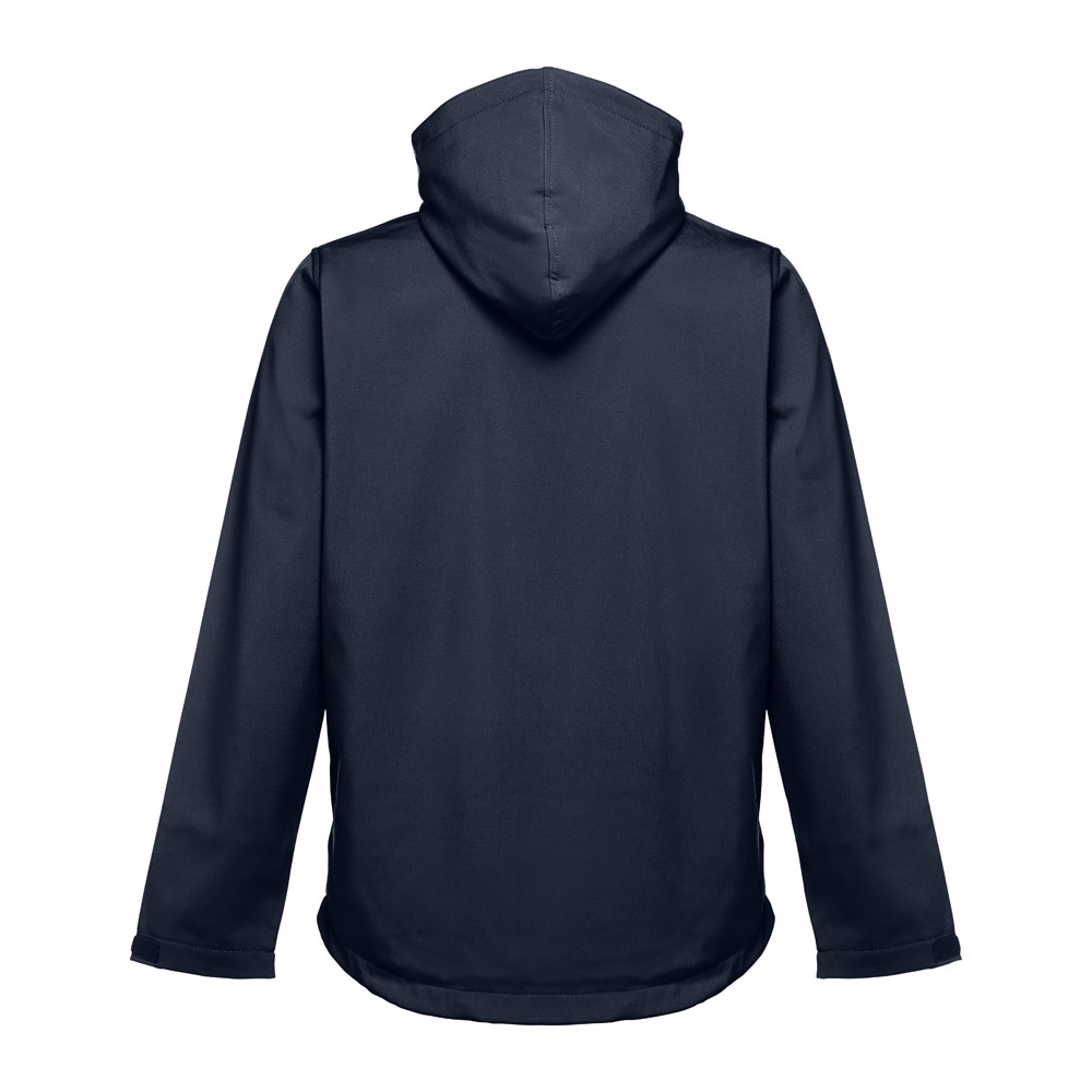 THC ZAGREB. Giacca softshell da uomo in poliestere ed elastan