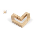 THINKO. Puzzle di 24 pezzi in legno
