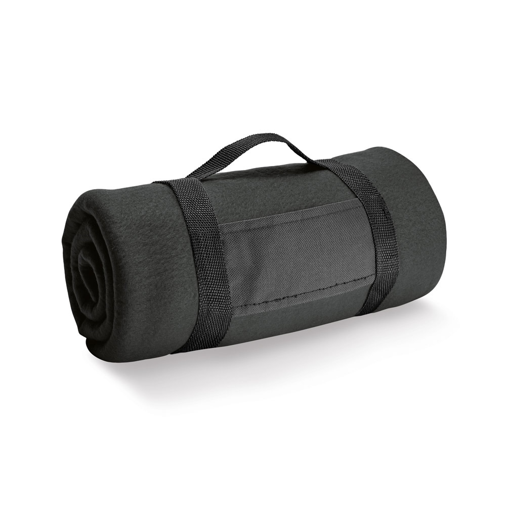 THORPE. Coperta in pile da (180 g/m²) con impugnatura removibile