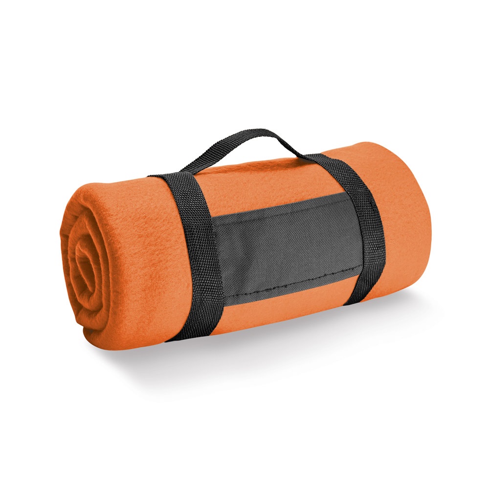 THORPE. Coperta in pile da (180 g/m²) con impugnatura removibile