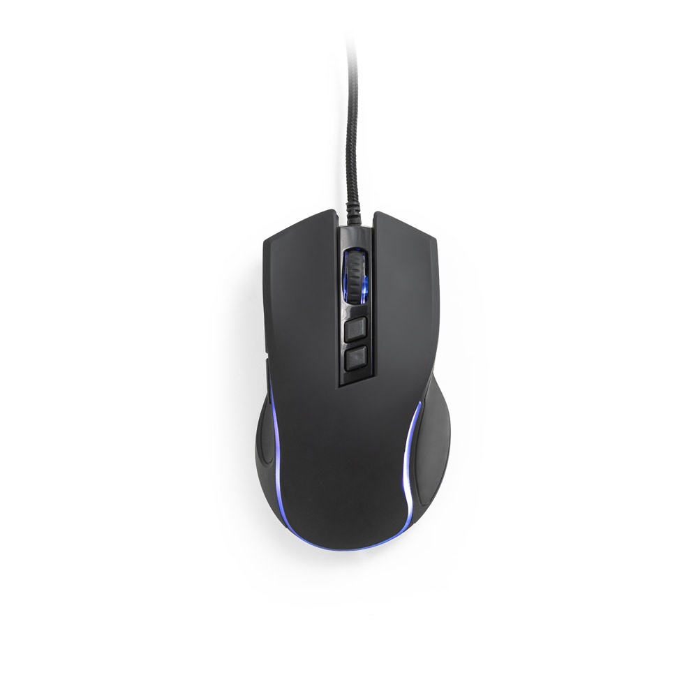 THORNE MOUSE RGB. Mouse da gioco con cavo da 1.5 m e luci LED RGB in ABS