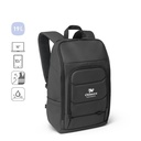 TOULON. Zaino per notebook realizzato in poliestere riciclato 600D ad alta densità 16"