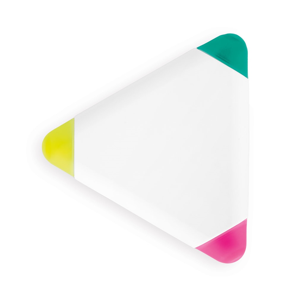 TRIAN. Evidenziatore in PP triangolare con tre colori