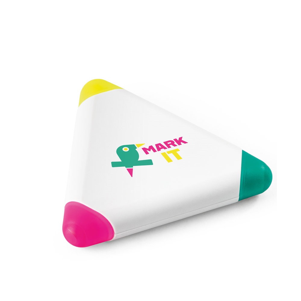 TRIAN. Evidenziatore in PP triangolare con tre colori
