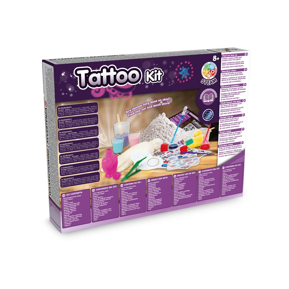 Tattoo Factory Kit I. Gioco educativo per bambini