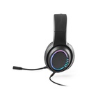 Thorne Headset RGB. Cuffie da gioco in ABS con cavo, microfono e luci LED RGB